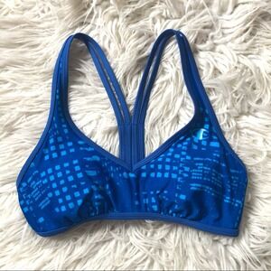 Champion Digital Pixel Royal Blue Sports Bra S
